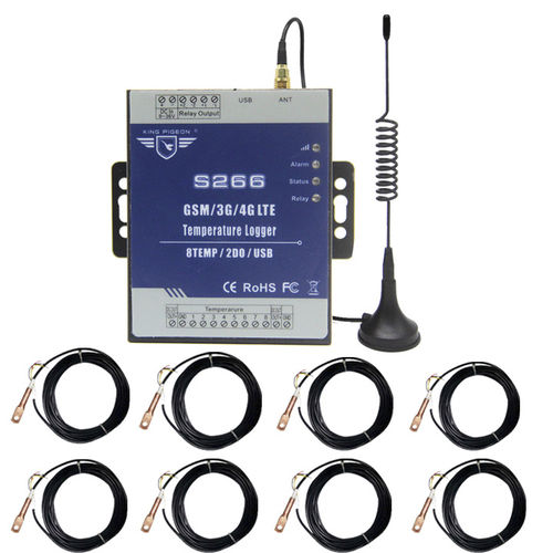 Data logger de temperatura - S266 - King Pigeon Communication Co.,Limited - de humedad / UMTS / Modbus