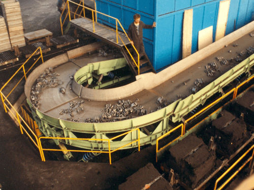 Transportador vibratorio - SYNCRO-COIL® - General Kinematics - inclinado / curvo / de canal