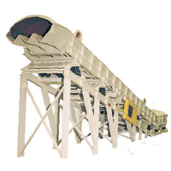 Transportador vibratorio - V-TROUGH® - General Kinematics - inclinado / de canal / para la industria metalúrgica
