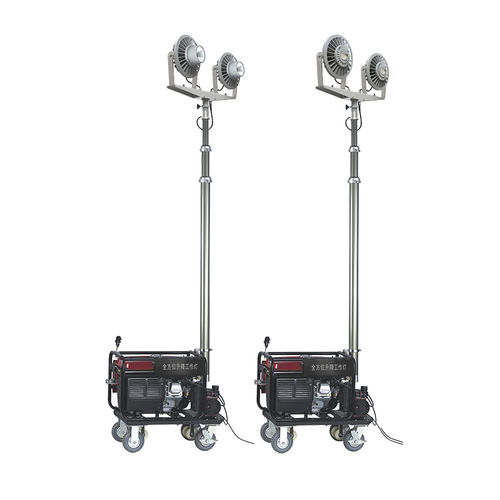 Torre de iluminación LED - ZW3500D series  - Zhejiang tormin eletrical co.,ltd - con motor térmico