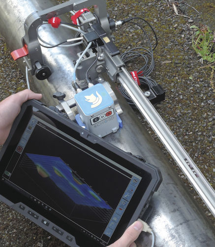 Sistema de inspección electromagnético - ECHO-3D - Ether NDE - automático / de defectos de superficie
