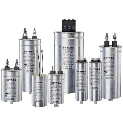 Condensador eléctrico de filtrado - ERB-A/B-800 - HYDRA a.s - de película de polipropileno metalizado / cilíndrico / de potencia