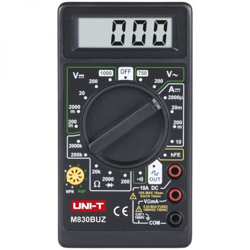 Multímetro digital - UT830BUZ - Erko - portátil / 1000 V / 10 A