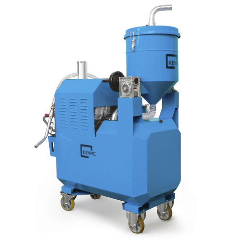 Aspirador industrial - KOIL455T - KEVAC  SRL - de aceite y virutas / trifásico / sobre ruedas