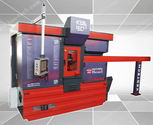 Máquina transfer rotativa - CNC PRO BAR MODEL-DOOR HINGES - KESTECH ROTARY TRANSFER MACHINES - CNC / 8 posiciones / con carga descarga automatizada