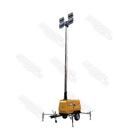 Torre de iluminación LED - RPLT-6800 - Fujian Robust Power Co., Ltd. - de yoduros metálicos / con motor diésel