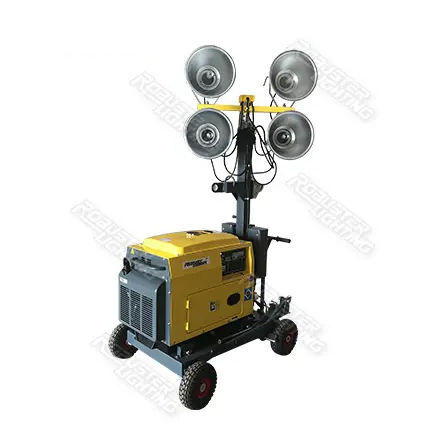 Torre de iluminación LED - RPLT-1600 - Fujian Robust Power Co., Ltd. - de yoduros metálicos / con motor diésel