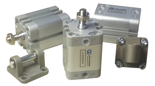 Cilindro neumático - CL1KC - ALPHA AUTOMATISMES Sarl - de pistón / de pistón magnético / con varilla roscada