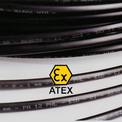Manguera para hidrocarburos - KNYTX - ALPHA AUTOMATISMES Sarl - para aire comprimido / de poliamida / de nailon