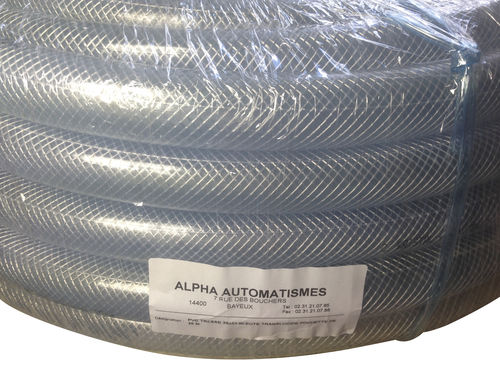Manguera de PVC - KPVAT - ALPHA AUTOMATISMES Sarl - reforzada / con trenza textil