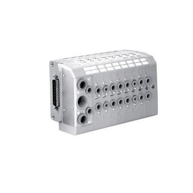 Islote de distribución de cajón - JUNO.E - ALPHA AUTOMATISMES Sarl - accionado neumáticamente / con control eléctrico / de 2/2 vías