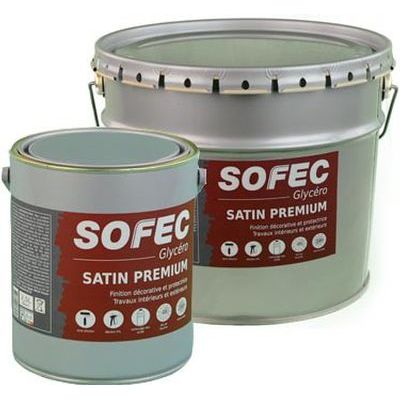 Pintura de acabado - Satin Premium - Sofec - antiherrumbre / líquida / gliceroftálica