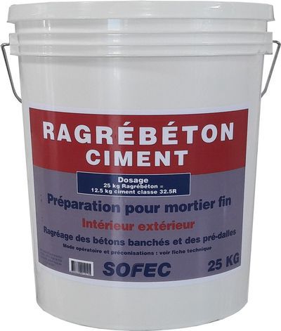 Material para revestimiento de reparación - Sofec - para hormigón