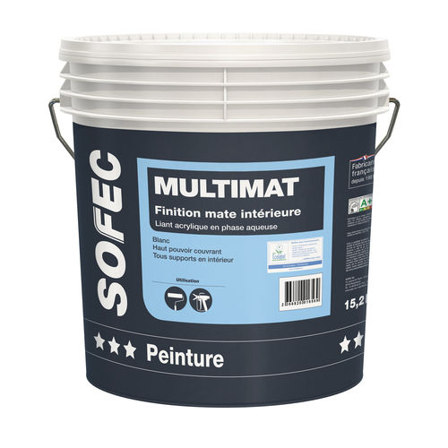 Pintura de acabado - Multimat - Sofec - líquida / de fibra acrílica / para la construcción