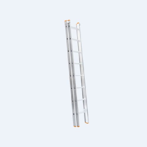 Escalera de acero inoxidable - SMS series - ELBE ENDUSTRY - corredera