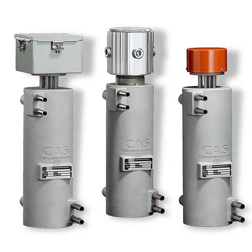 Calefactor de aire - CAST-X 2500 - Cast Aluminum Solutions, LLC - de circulación / de gas natural / de acero inoxidable