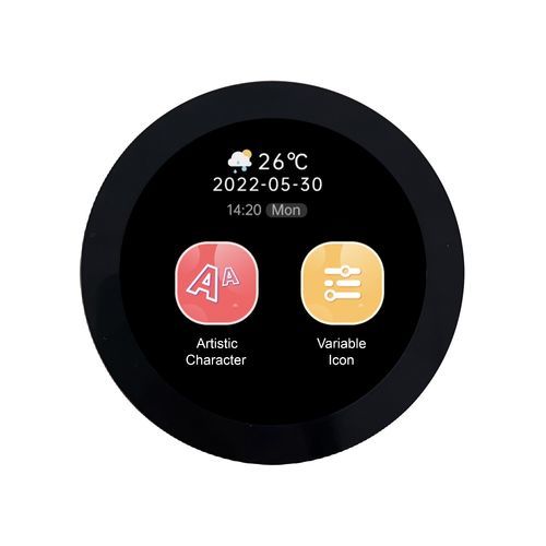 Módulo de visualización TFT LCD - DMG48480C028_03W - Beijing DWIN Technology Co., Ltd. - IPS / con pantalla táctil capacitiva / 480 x 480