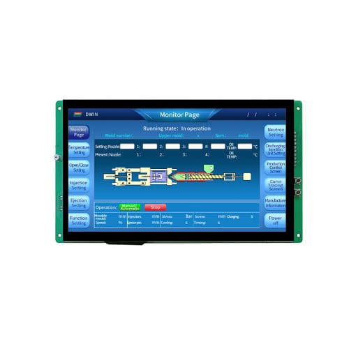 Módulo de visualización TFT LCD - DMG10600C101_40WTC  - Beijing DWIN Technology Co., Ltd. - IPS / con pantalla táctil capacitiva / 1024 x 600