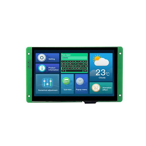 Panel de visualización 7" - DMG80480C070_04W - Beijing DWIN Technology Co., Ltd. - TFT LCD / TN / con pantalla táctil capacitiva