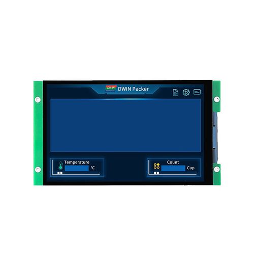Panel de visualización industrial - DMG12800T080_01W - Beijing DWIN Technology Co., Ltd. - TFT LCD / IPS / con pantalla táctil capacitiva