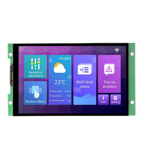 Módulo de visualización TFT LCD - DMG12800K080_03W - Beijing DWIN Technology Co., Ltd. - IPS / de color / de alta resolución