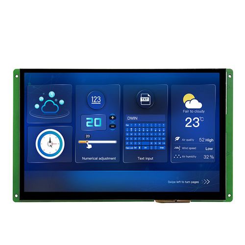 Pantalla LCD - DMG12800K101_03W - Beijing DWIN Technology Co., Ltd. - con pantalla táctil capacitiva / con pantalla táctil resistiva / para el sector médico