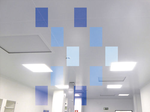 Panel aislante para techo - ALBIAN GROUP - alma de espuma / cara de aluminio / para laboratorio