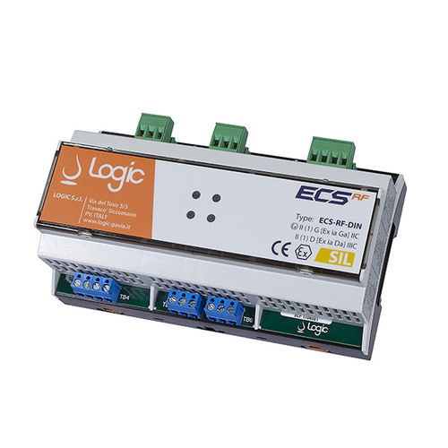 Sistema de supervisión de resistencia de puesta a tierra - ECS-R-DIN  - Logic S.r.l. - para la seguridad / ATEX