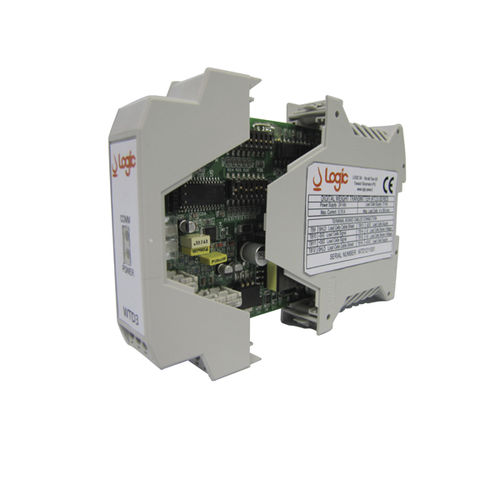 Acondicionador de señal digital - WTD-3 - Logic S.r.l. - RS-485 / en riel DIN / para galga extensiométrica