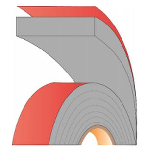 Cinta adhesiva doble cara - SilverTape™ AM9302 - AFTC group - de fibra acrílica / de espuma acrílica / de aluminio