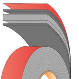 Cinta adhesiva doble cara - SilverTape™SGG - AFTC group - de fibra acrílica / de aluminio / para cristales
