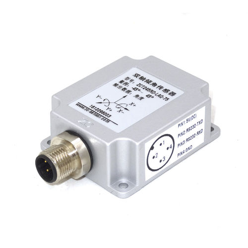 Sensor de inclinación dos ejes - ZCT245RD-LAQ-75 - Shanghai Zhichuan Electronic Tech Co., Ltd - RS-232 / IP67 / dinámico