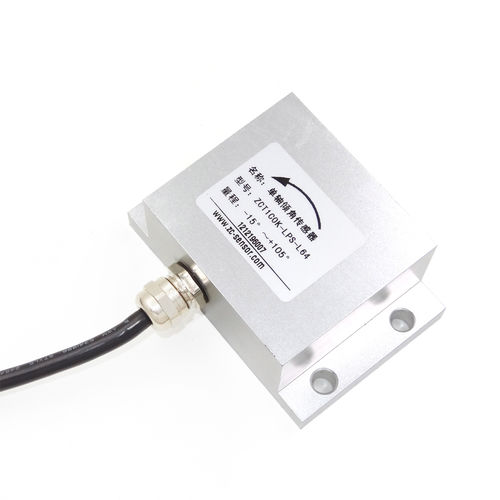 Sensor de inclinación de un eje - ZCT1XXK-LPS-X64 - Shanghai Zhichuan Electronic Tech Co., Ltd - salida de corriente / de alta precisión / con carcasa de aluminio