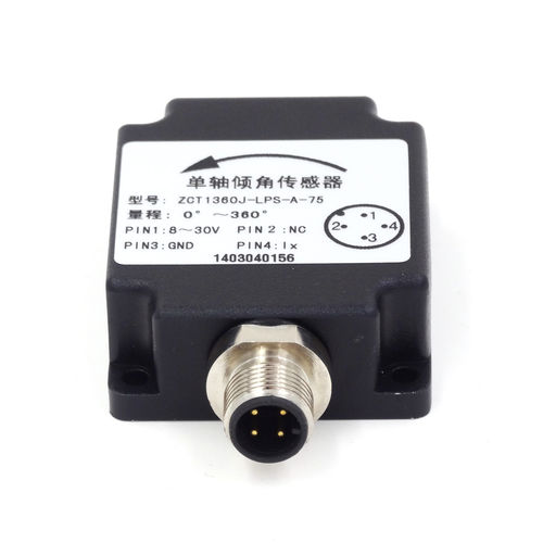 Inclinómetro de un eje - ZCT1360J-LPS-A-75 - Shanghai Zhichuan Electronic Tech Co., Ltd - salida de corriente / MEMS / electrolítico