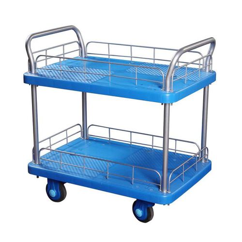 Carretilla de transporte - FC-7003 - ChengDu SanJi Technology Co.,LTD - de PVC / 2 niveles / para la industria