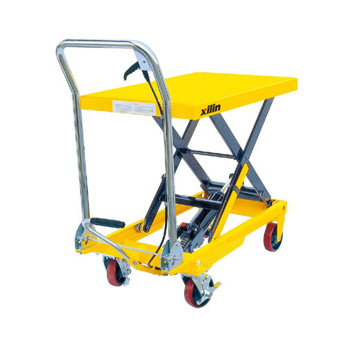 Mesa elevadora de tijera - SP series - ChengDu SanJi Technology Co.,LTD - hidráulica / manual / móvil