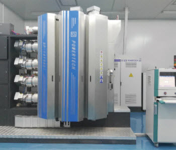 Máquina de deposición PVD - SP series - Powertech - por pulverización catódica con magnetrón / de evaporación por arco / de capas hidrófugas finas
