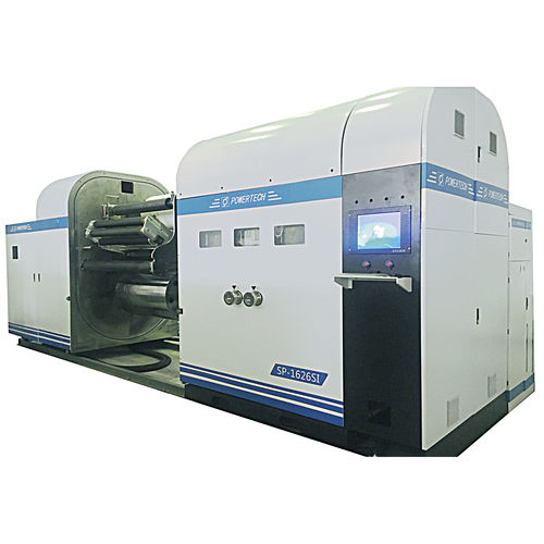 Máquina de deposición PVD - Powertech - por pulverización catódica con magnetrón / por evaporación termica / de película fina