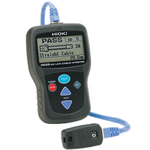 Comprobador de red LAN - HiTESTER 3665 - HIOKI EUROPE GmbH - de cables / de mano / digital