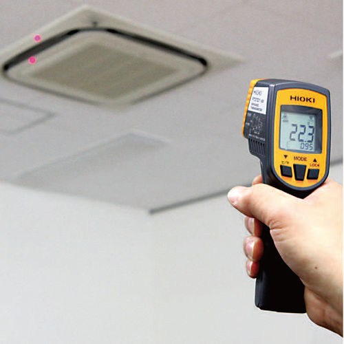 Termómetro de infrarrojos - FT37 series - HIOKI EUROPE GmbH - con pantalla LCD / para aplicaciones de calefacción, ventilación y aire acondicionado (HVAC) / sin contacto