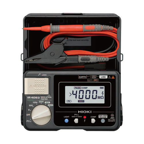 Comprobador de aislamiento - IR405 series - HIOKI EUROPE GmbH - de resistencia de aislamiento / de instalación eléctrica / para instalación fotovoltaica