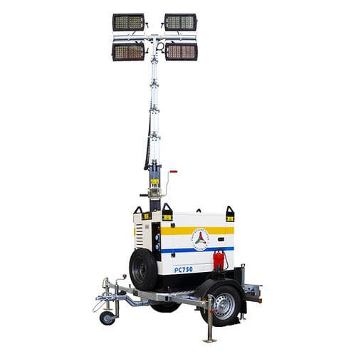 Torre de iluminación LED - PC 750 - italtower.como - con motor diésel
