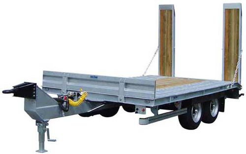 Remolque portamaquinaria - PE 46  FA series  - ECIM Remorques - para equipamiento industrial / para obras / para vehículos