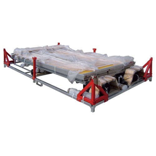 Remolque plataforma - AC 35 TA 075 SF - ECIM Remorques - para unidades de hormigón prefabricado / de 1 eje