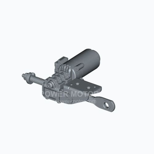 Motorreductor DC - PGM.WH50EL-25-24180C - Shenzhen Power Motor Industrial Co., Ltd. - de tornillo sin fin / concéntrica / 10 W...50 W