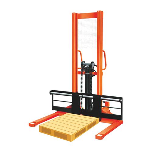 Apiladora manual - CTY-EW - Niuli Machinery Manufacture Co., Ltd. - con largueros de retención