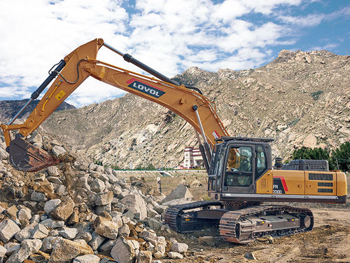 Excavadora intermedia - FR330D - Lovol Heavy Industry Co., Ltd. - con orugas / diésel / para obra de construcción