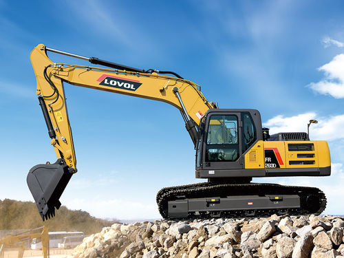 Excavadora intermedia - FR260D - Lovol Heavy Industry Co., Ltd. - con orugas / diésel / para obra de construcción