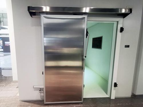 Puerta corredera - Shandong Wiskind Steel Building Stock Co., Ltd. - de acero inoxidable / de aluminio / de acero
