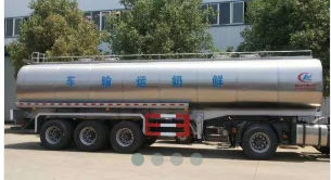 Semirremolque para productos alimentarios - CLW GROUP - para leche / de 3 ejes / de acoplamiento